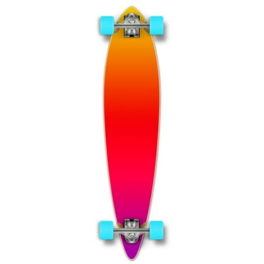 Yocaher Pintail Longboard Deck In the Pines Red Yocaher Pintail Longboard Deck In the Pines Red